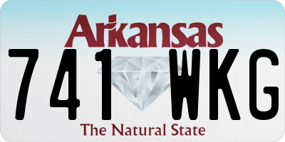 AR license plate 741WKG
