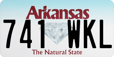 AR license plate 741WKL