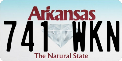 AR license plate 741WKN
