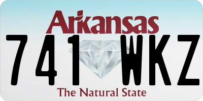 AR license plate 741WKZ