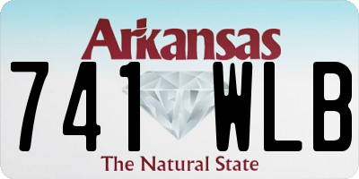 AR license plate 741WLB