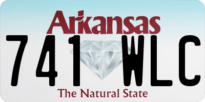 AR license plate 741WLC