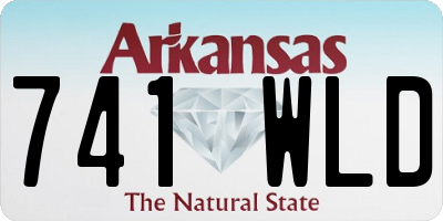 AR license plate 741WLD