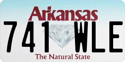 AR license plate 741WLE
