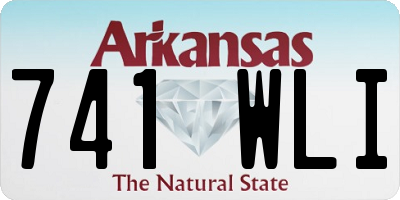 AR license plate 741WLI