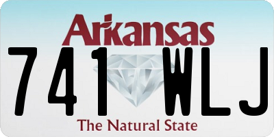 AR license plate 741WLJ