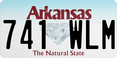 AR license plate 741WLM