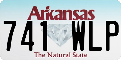 AR license plate 741WLP