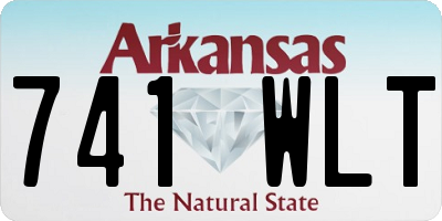AR license plate 741WLT