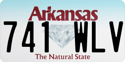 AR license plate 741WLV