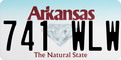 AR license plate 741WLW