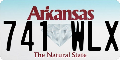 AR license plate 741WLX