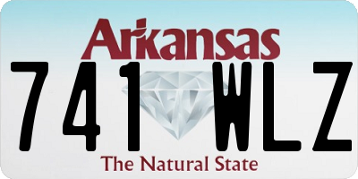 AR license plate 741WLZ