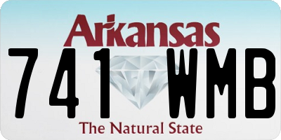 AR license plate 741WMB