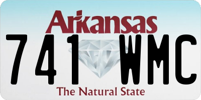 AR license plate 741WMC