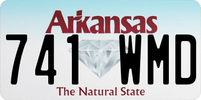 AR license plate 741WMD