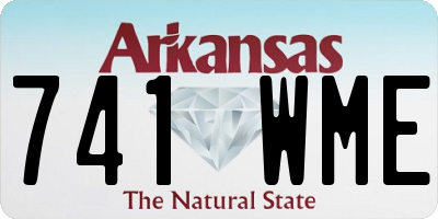 AR license plate 741WME
