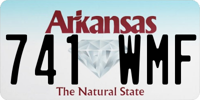 AR license plate 741WMF