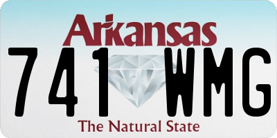 AR license plate 741WMG