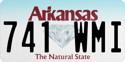 AR license plate 741WMI