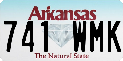 AR license plate 741WMK