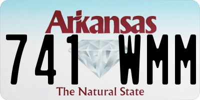AR license plate 741WMM