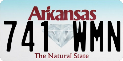 AR license plate 741WMN