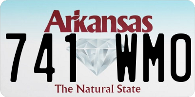 AR license plate 741WMO