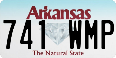 AR license plate 741WMP