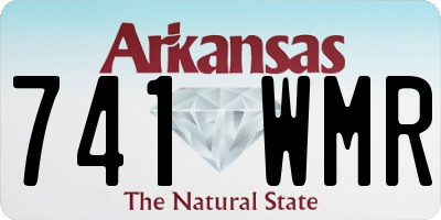 AR license plate 741WMR