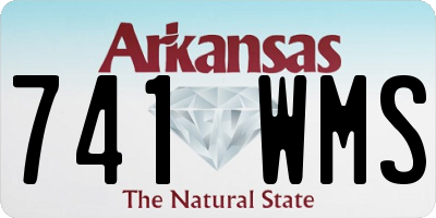 AR license plate 741WMS