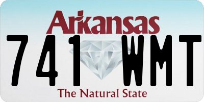 AR license plate 741WMT