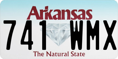 AR license plate 741WMX