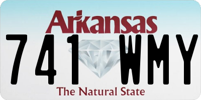 AR license plate 741WMY