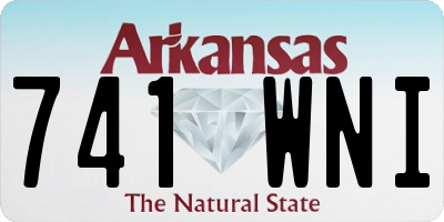 AR license plate 741WNI