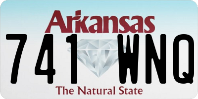 AR license plate 741WNQ