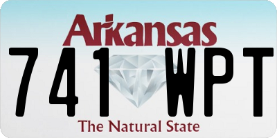 AR license plate 741WPT