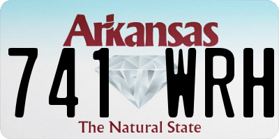 AR license plate 741WRH