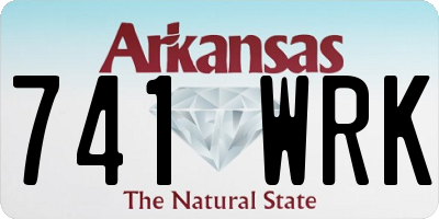 AR license plate 741WRK