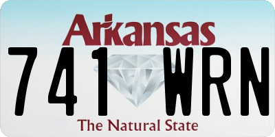 AR license plate 741WRN