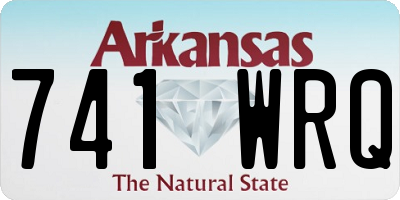 AR license plate 741WRQ