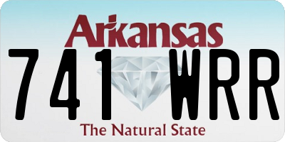 AR license plate 741WRR