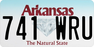 AR license plate 741WRU