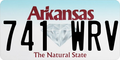 AR license plate 741WRV