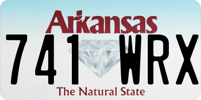 AR license plate 741WRX