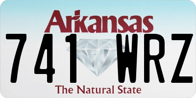 AR license plate 741WRZ