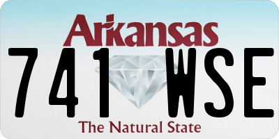AR license plate 741WSE