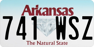 AR license plate 741WSZ