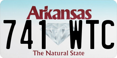 AR license plate 741WTC