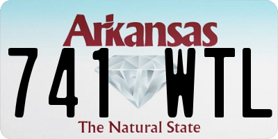 AR license plate 741WTL